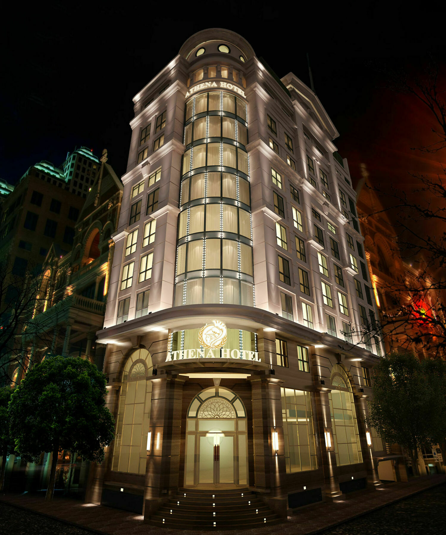 Athena Hotel Хошимин Экстерьер фото